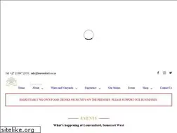 Sites similar to lourensford.co.za