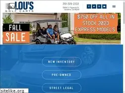 Sites similar to lousgolfcarts.com