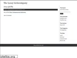 Sites similar to lousylivin.wordpress.com