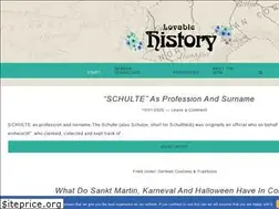 Sites similar to lovablehistory.com
