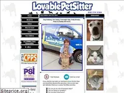 Sites similar to lovablepetsitter.com