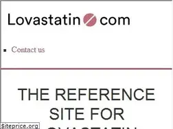 Sites similar to lovastatin.com