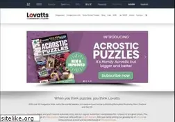 Sites similar to lovatts.com.au