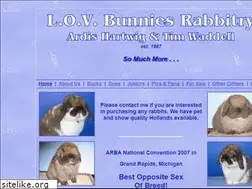 Sites similar to lovbunniesrabbitry.com