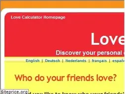 Sites similar to love-calculator.eu