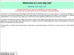 Sites similar to love-shy.net