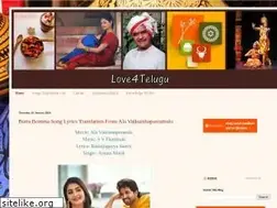 Sites similar to love4telugu.com