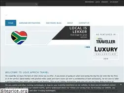 Sites similar to loveafricatravel.co.za