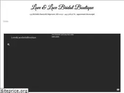Sites similar to loveandlacebridalboutique.com