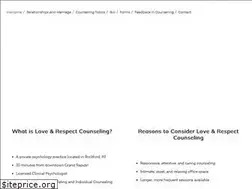 Sites similar to loveandrespectcounseling.com