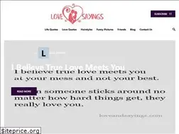 Sites similar to loveandsayings.com