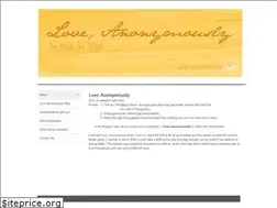 Sites similar to loveanonymously.weebly.com