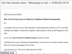 Sites similar to lovebackmagic.com