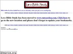 Sites similar to lovebiblestudy.com