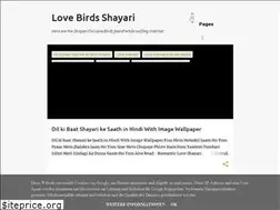 Sites similar to lovebirdshayari.blogspot.com
