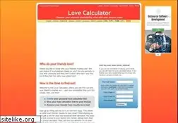 Sites similar to lovecalculator.be