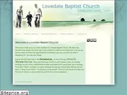 Sites similar to lovedalebaptist.com