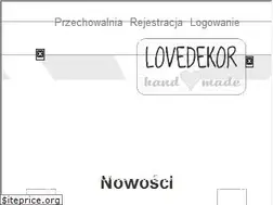 Sites similar to lovedekor.pl