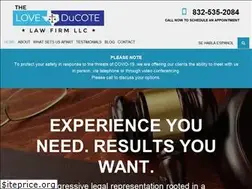 Sites similar to loveducotelaw.com