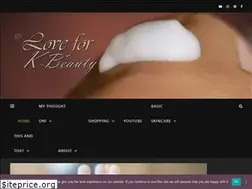 Sites similar to loveforkbeauty.com