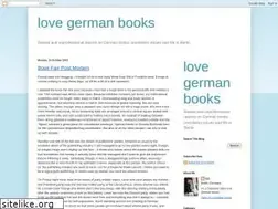 Sites similar to lovegermanbooks.blogspot.com