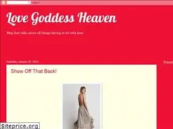 Sites similar to lovegoddessheaven.blogspot.com