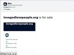 Sites similar to lovegodlovepeople.org