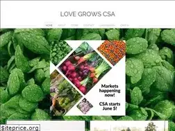 Sites similar to lovegrowscsa.com