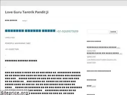 Sites similar to lovegurutantrikpanditji.wordpress.com