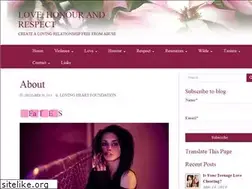 Sites similar to lovehonourandrespect.org