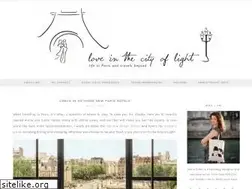 Sites similar to loveinthecityoflights.com