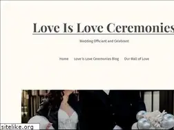 Sites similar to loveisloveceremonies.com