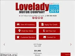Sites similar to loveladymotors.com