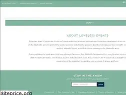 Sites similar to lovelessevents.com