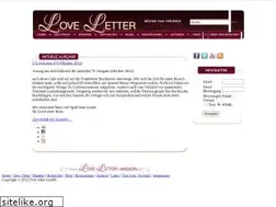 Sites similar to loveletter-magazin.de