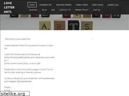 Sites similar to loveletterarts.com