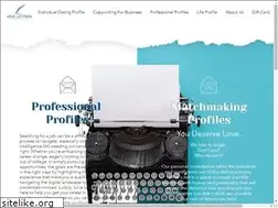 Sites similar to lovelettersprofiles.com