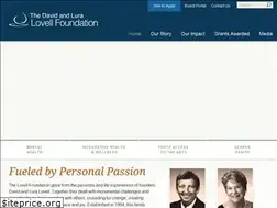 Sites similar to lovellfoundation.org