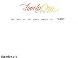 Sites similar to lovelydayevents.com