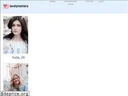 Sites similar to lovelymatters.com