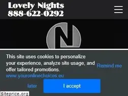 Sites similar to lovelynightssd.com