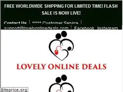 Sites similar to lovelyonlinedeals.com