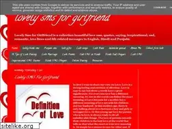 Sites similar to lovelysmsforgirlfriend.blogspot.com