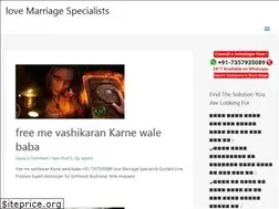 Sites similar to lovemarriagespecialists.in