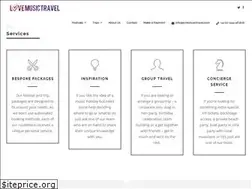 Sites similar to lovemusictravel.com
