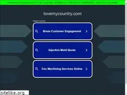 Sites similar to lovemycountry.com
