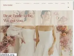 Sites similar to lovenotebride.com