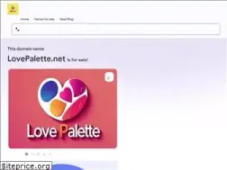 Sites similar to lovepalette.net