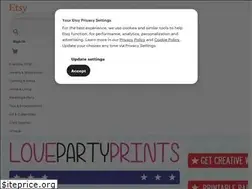 Sites similar to lovepartyprints.etsy.com