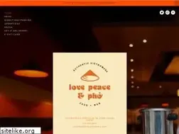 Sites similar to lovepeaceandpho.net